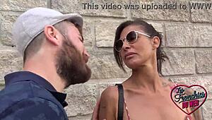 Charlotte, the 40-year-old French brunette barmaid, gets her ass fucked