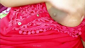 My Wife Teasing with Natural Big Tits