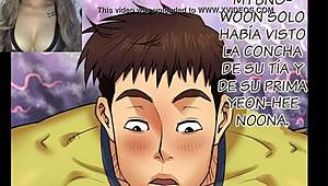 My aunt's erotic chapter turns me on so much.