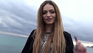 clara belle, the hot student, couldn't wait to screw her french trainer