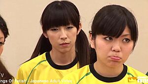 I watched a Japanese female team take naughty lessons from their coach, so wild!