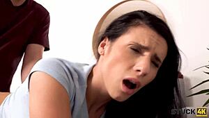 Yo, saw my cute roommate stuck and helped her get off hard!