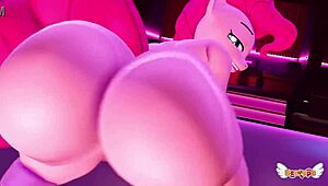 Pinkie Pie gives jerk off instructions in hentai style