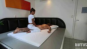 fucking the hot masseuse's ass in full video