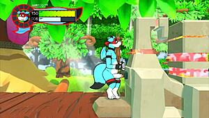 oh so hero endless cumshot with friend on beach