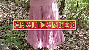 Teen girl gets assfucked in public abandoned land 😏 part 1