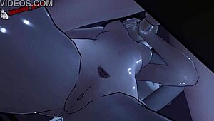 Team rwby engages in intense orgy with fingering and facial in anime