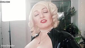 Cuckold Husband Watches Femdom Arya Grander Dominate In POV Close-Up