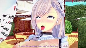 belfast quick fucks in restaurant azurlane pov