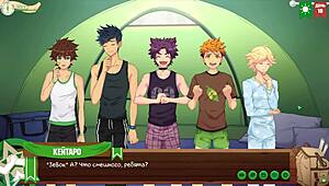 game friends camp episode 20 - joke with photo russian voice acting 😄