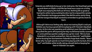 Eighteen year old with step mom and big booty friends in comic