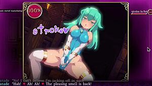 My Futa Loses Control with Hand and Pussy Toy in Mage Kanade's Dungeon Quest Redo Part 2