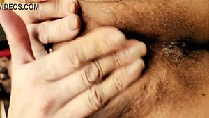 japanese queen shows off wild masturbation skills with panties