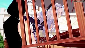 belfast quick fucks in restaurant azurlane pov