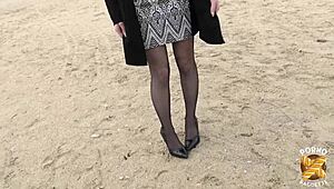 clara belle, the hot student, couldn't wait to screw her french trainer