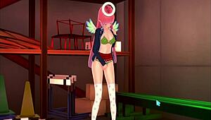 Pink Hair Girl Experiences Intense First Time in 3D Hentai