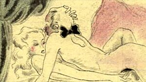 Hey, check this out! Vintage erotic illustration from old anime with retro hentai vibes.