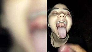 I asked my friends, 'Who wants a blowjob?' and sucked them well, full of cum, curvy latina style.