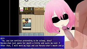 In this hentai, the old man embraces his wife's lust through cuckold play, watching her get fingered and give blowjobs