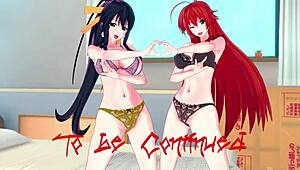 rias gremory and akeno asking me something in hs dxd ntr madness 2