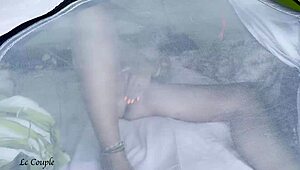 If You Find Masturbating Party Babe Fingering at Music Festival Camping