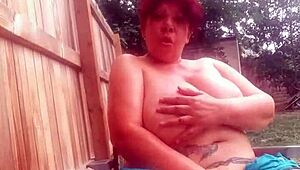 amateur with big tits gets her pussy fucked hard in homemade video