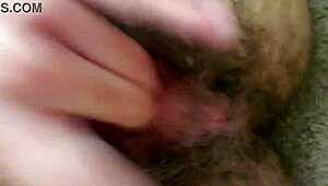 Close-Up Fingering Of My Hairy Slutty Pussy Hole