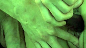 ashley teases with big purple dildo before rough webcam sex