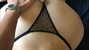 This beautiful young amateur's perfect anal is incredible!