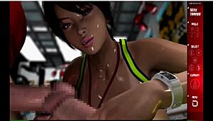 sexy trainer shoko sugimoto in gangbang blowjob and squirting