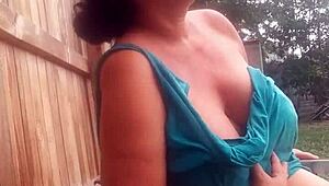 amateur with big tits gets her pussy fucked hard in homemade video