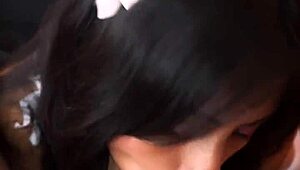 Photo Session with Kitten Costume Girl