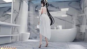 Yo, check this 3D hentai dance with Zhenhai!