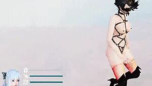 I’m obsessed with Sword x Hime edits! These anime monster scenes drive me wild every game over.