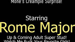 Curly-Haired Mone Divine Twerks on Rome Major's Fat Long Cock in Wild Doggystyle