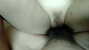 skinny college girl gets pussy fucked in missionary until squirting