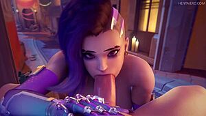 Watch this compilation of dark-skinned girls in 3d sfm.