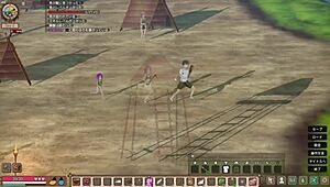 Mad Island gameplay, I found a village and had sex with girls.