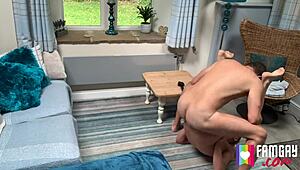 foot massage turns into gay cock ass fucking?