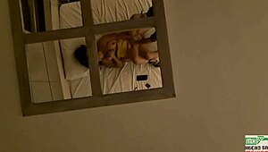 After sucking his curved cock like never before, he humiliates and spanks me, then takes my hand while fucking me doggy style like a bitch in heat