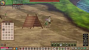 Mad Island gameplay, I found a village and had sex with girls.