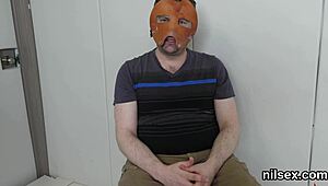 Yo, this peculiar teen 18+ got wild in asshole asylum therapy!