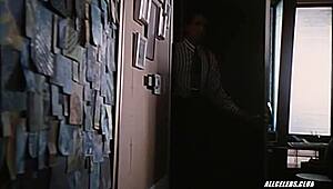 Kim Delaney in The Temptress 1995 Giving Wild Handjob Action.