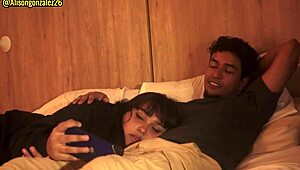 Hey bro, I’m sleepy, let me rest on your lap, but don’t slip it in my mouth, okay?