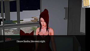 Teen amateur with big ass and small tits gets fucked in homemade cartoon game.