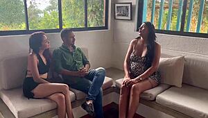 sooo cachonda, agente inmobiliaria folla clientes pa cerrar trato grande, parte 1