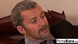 Euro Slut Fucked Hard In Ass