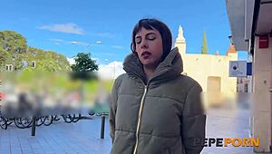 nora proves her need for rough outdoor pounding with public nudity