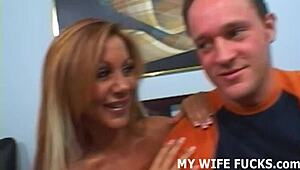 look how much bigger his cock is than yours, honey.