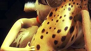 Furry Yaoi Hentai: Young Fox Sucks Futanari Dicks